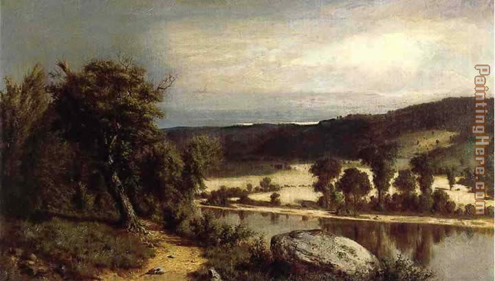 Alexander Helwig Wyant River Landscape